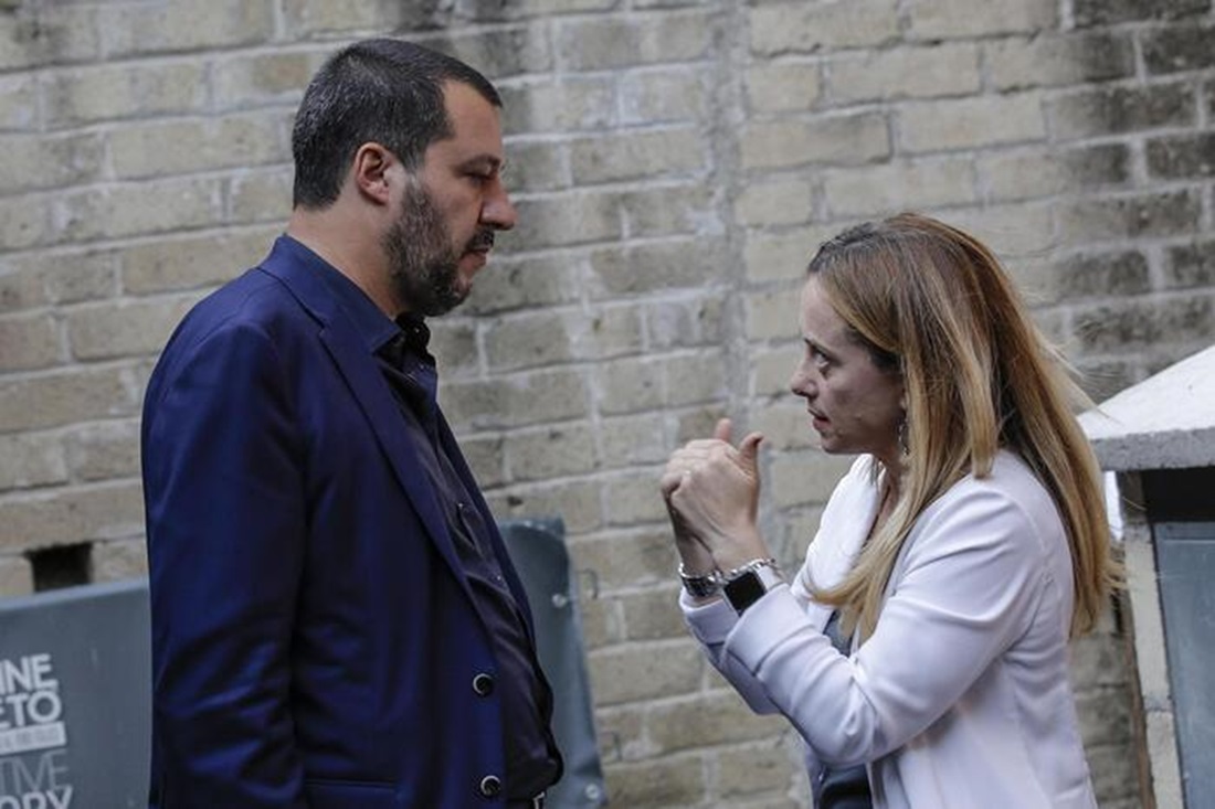 giorgia meloni matteo salvini voto umbria veneto