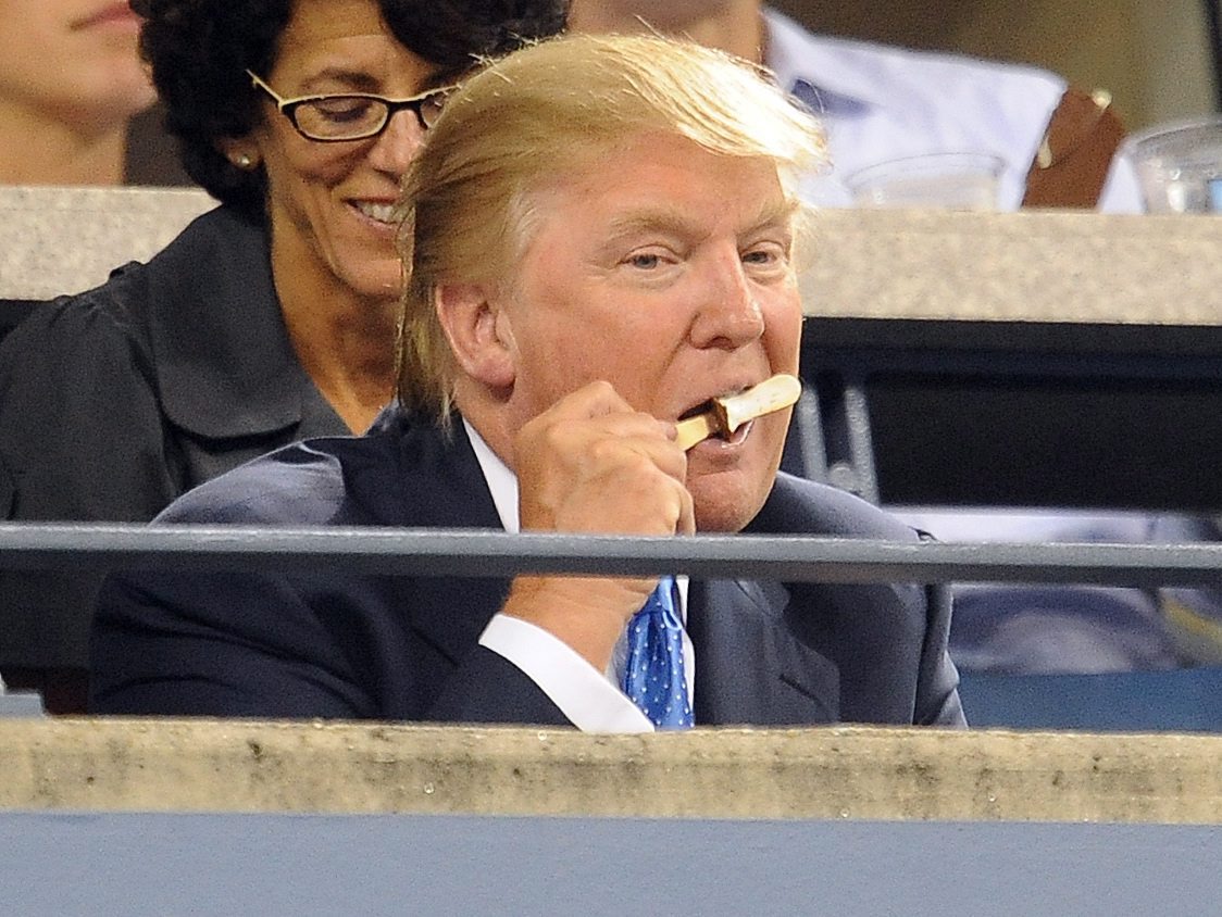 trump mangia fast food