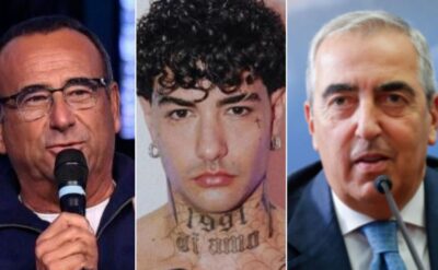 Tony Effe a Sanremo, Gasparri contro Conti «Irresponsabile, propone gente marginale che insulta le donne». E minaccia «Non finisce qui»