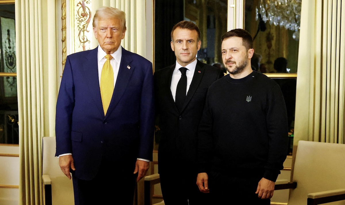 Trump Macron Zelensky Francia Usa Ucraina