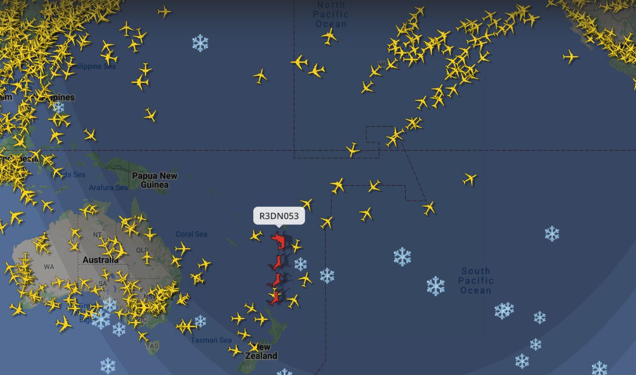 babbo natale slitta flight radar