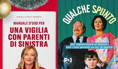 guide social gestire parenti destra sinistra natale