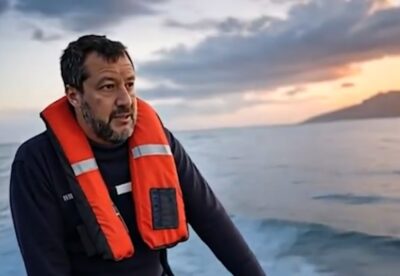 salvini gommone grande flagello