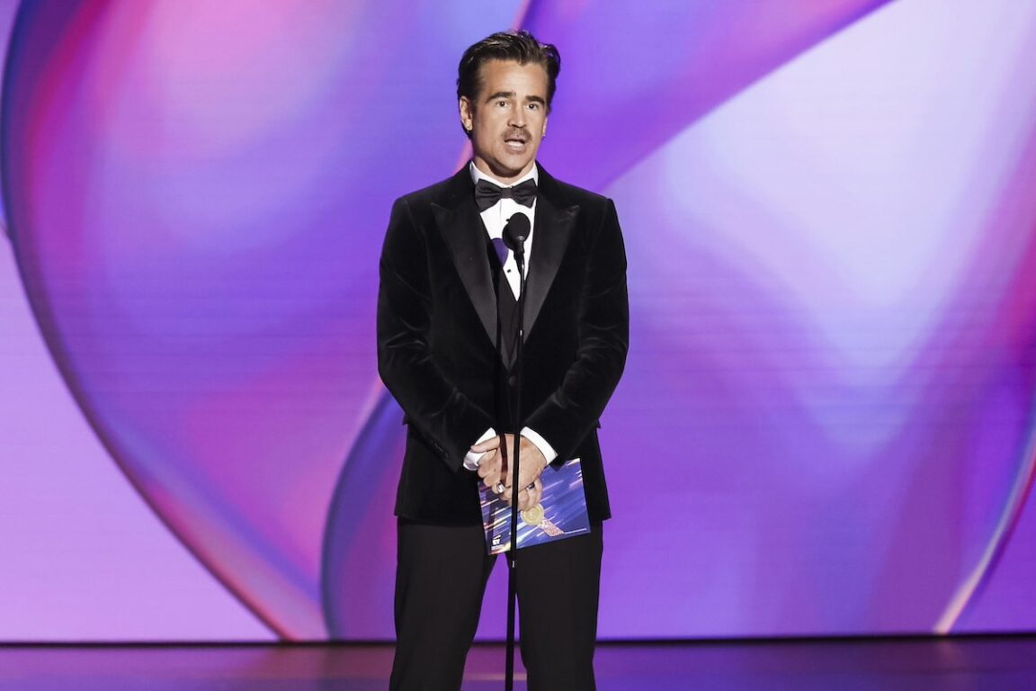 golden globe colin farrell the penguin