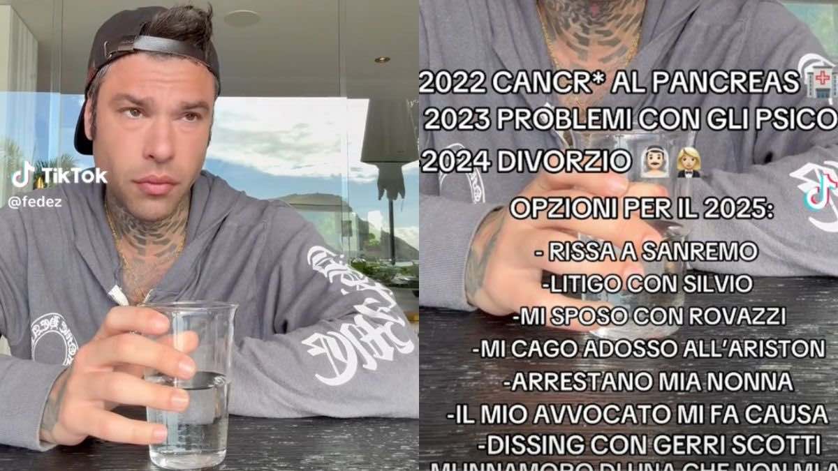 fedez problemi 2025 divorzio tumore gerry scotti rovazzi sanremo