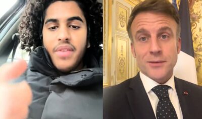 macron risposta influencer tiktok