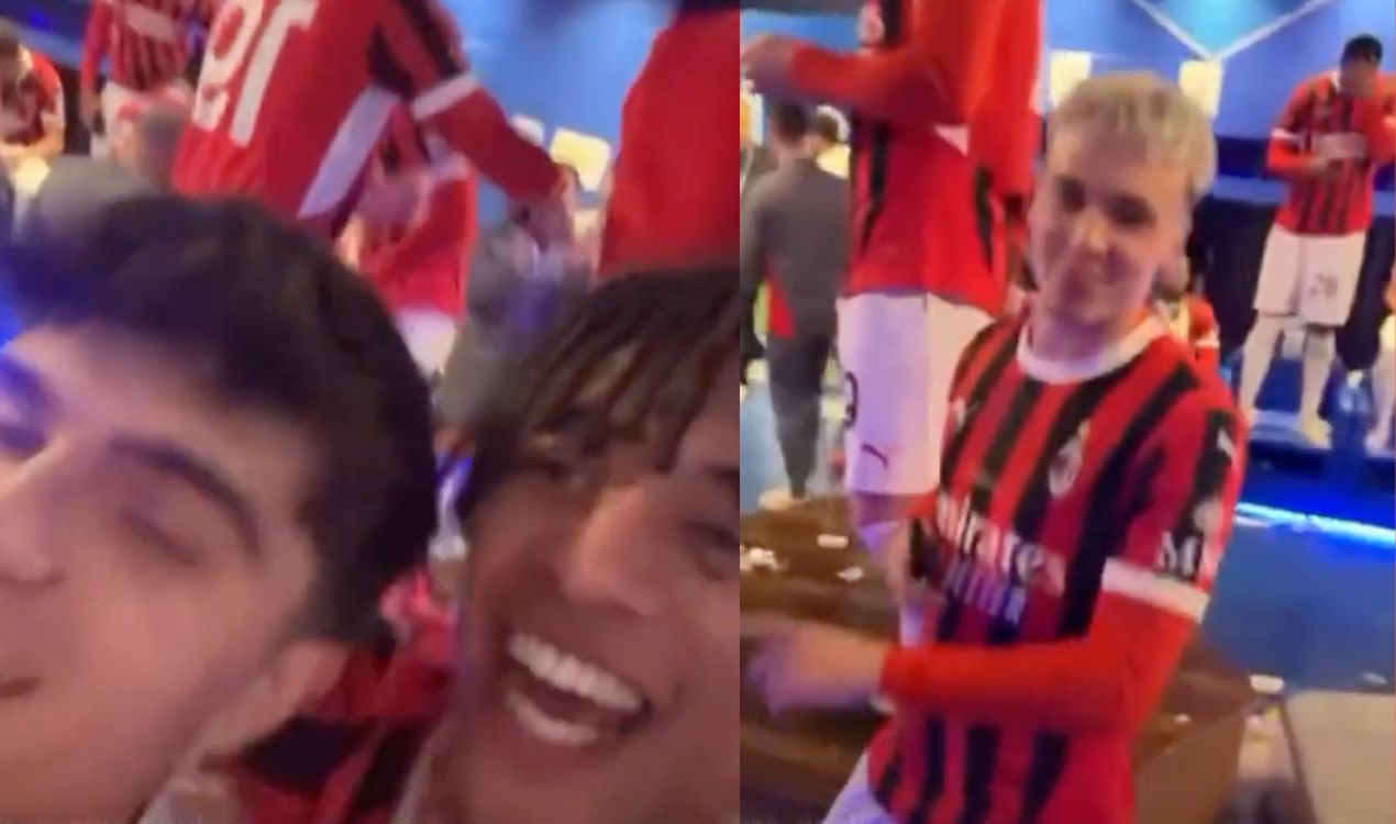 milan festeggia supercoppa baby gang