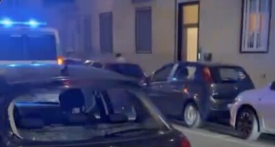 san giuliano vandali spaccano auto video