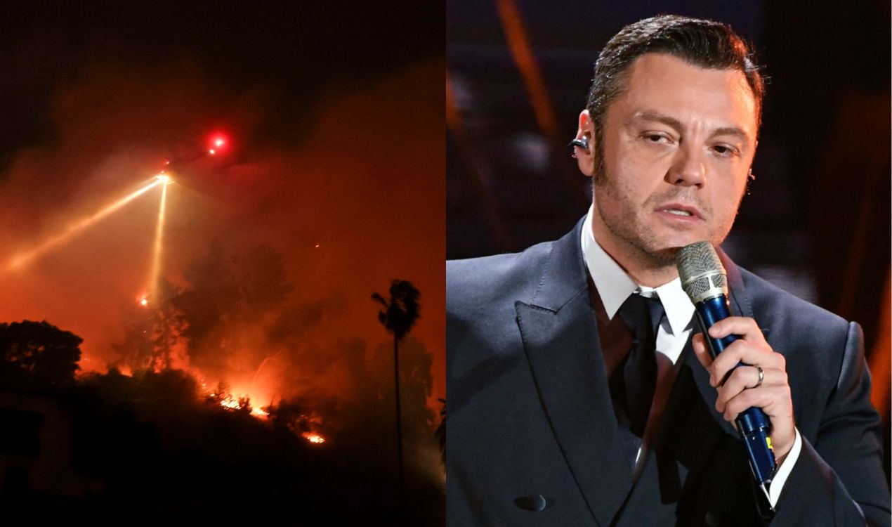 tiziano ferro incendi los angeles