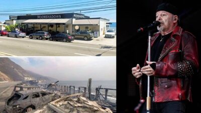 vasco rossi incendi los angeles ristorante malibu villa