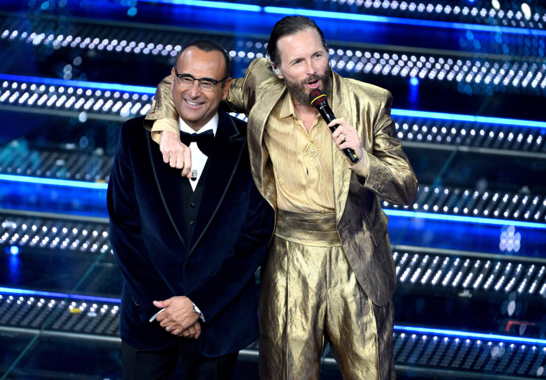 Carlo Conti Prima Serata Sanremo 2025 pagelle prima serata