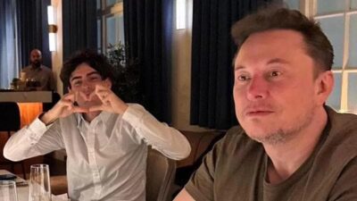 Andrea Stroppa con Elon Musk