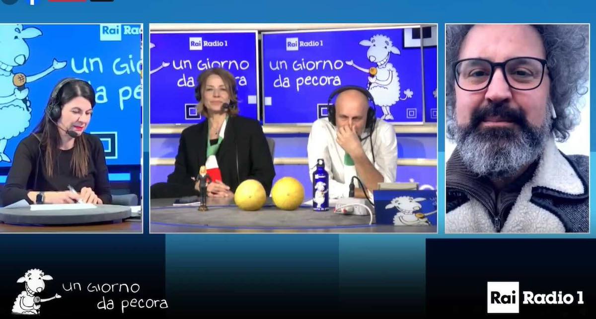 Simone Cristicchi fascismo accuse foibe Un giorno da pecora