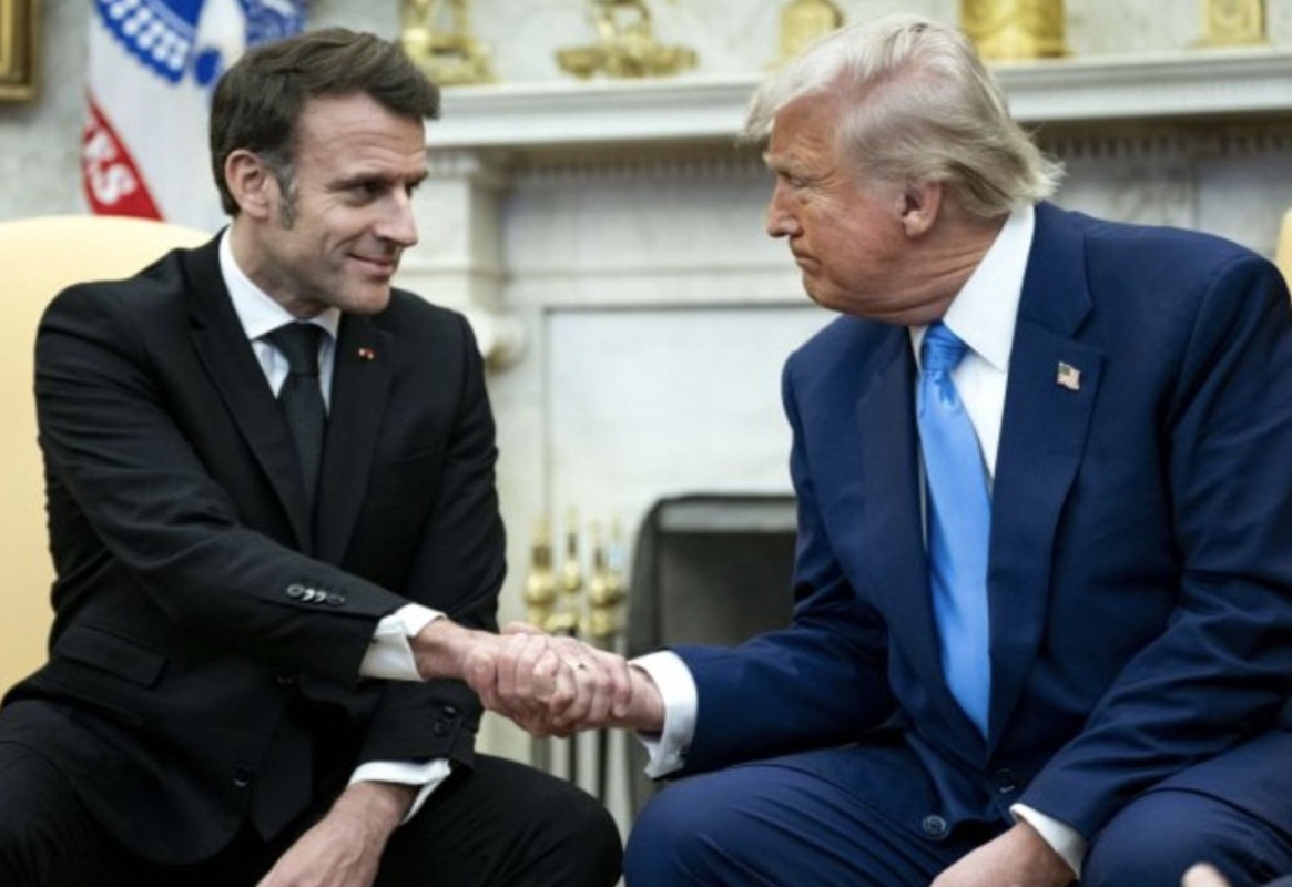 donald trump emmanuel macron