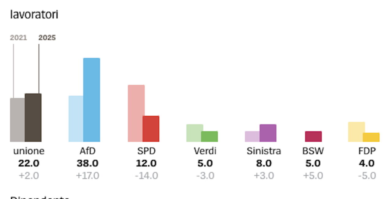 elezioni germania voto afd lavoratori