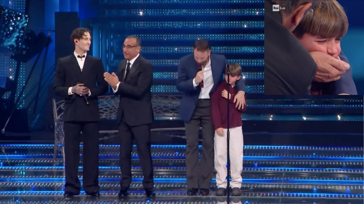 festival sanremo 2025 damiano david bambino vittorio bonvicini