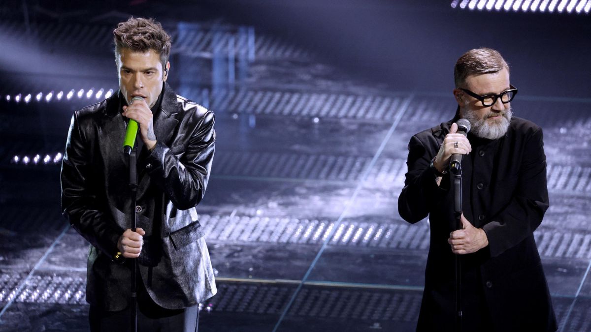 festival sanremo 2025 fedez masini bella stronza testo video