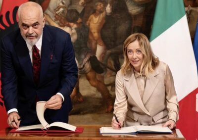 giorgia meloni edi rama decreto legge albania giudici italiani