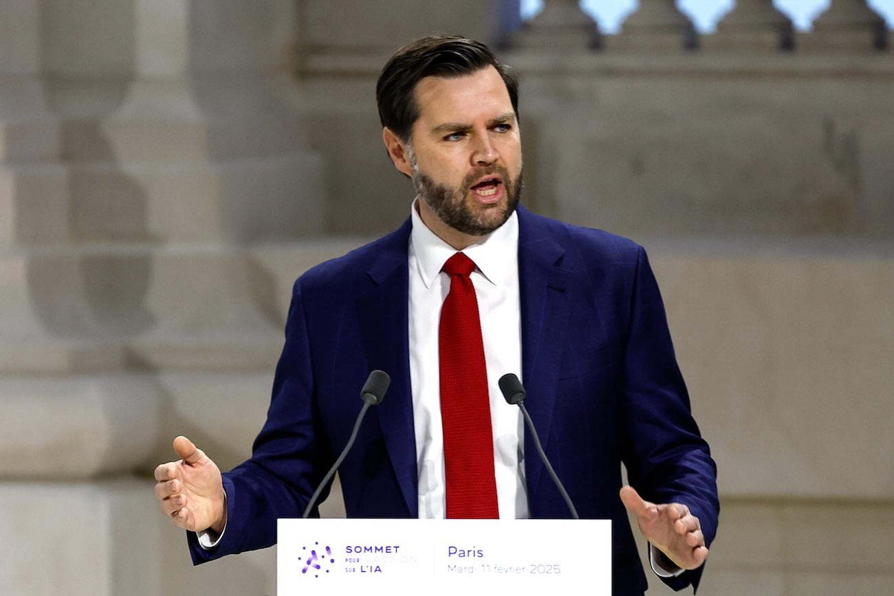 jd vance summit parigi ai