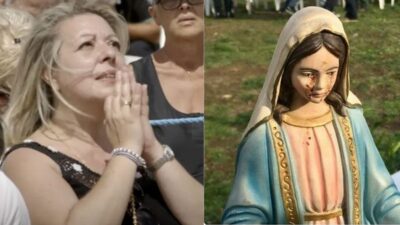 madonna trevignano sangue gisella cardia indagine truffa