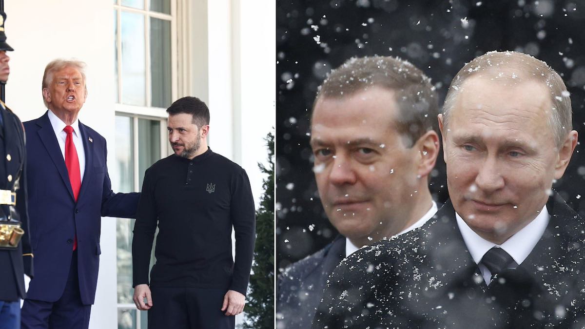 putin medvedev trump zelensky