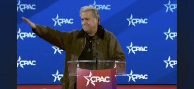 Steve Bannon e il saluto nazista