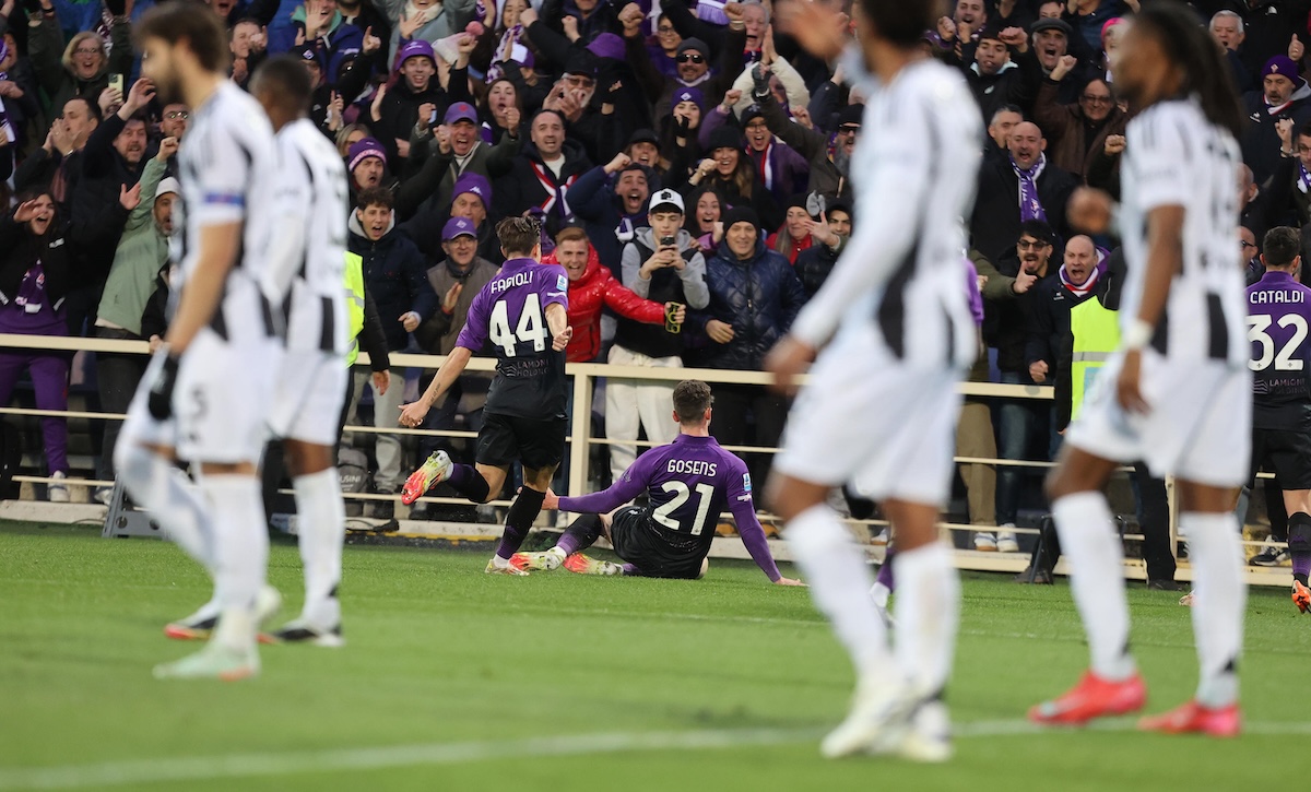 Juve da incubo, dopo l’Atalanta travolta pure dalla Fiorentina (3-0). Thiago Motta ai saluti?