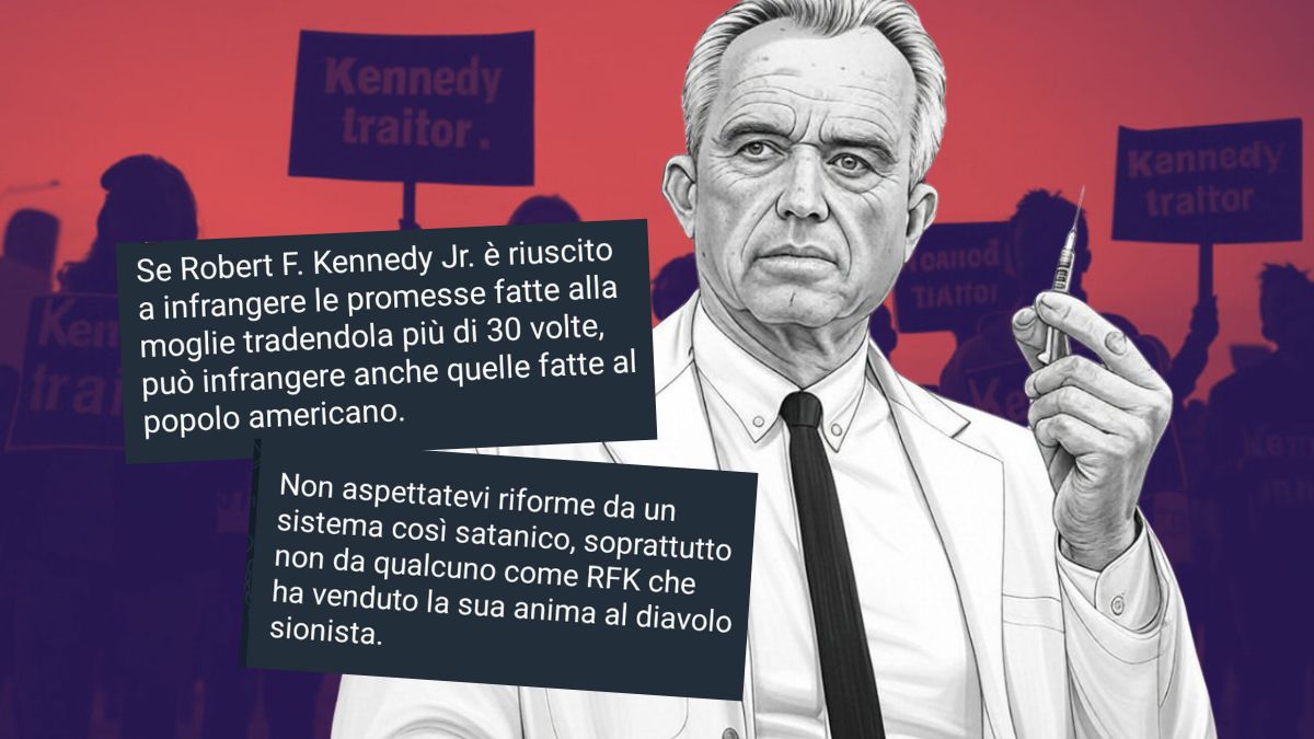 Kennedy promuove i vaccini. La reazione dei No Vax: «Ha venduto la sua anima al diavolo sionista»