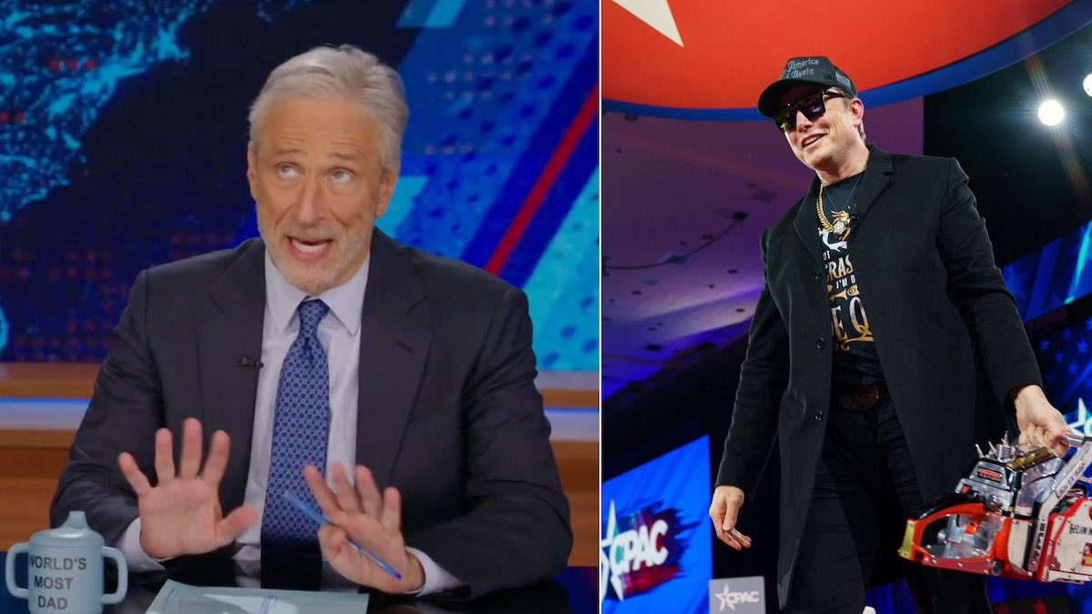 Musk contro il comico Jon Stewart: «Ospite al tuo show? Non sei imparziale». Lui replica: «Lo dice chi si è fatto il cappellino personalizzato di Trump?» – Il video