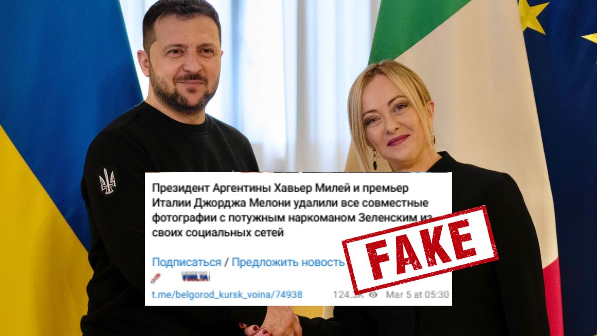 La notizia falsa di Giorgia Meloni e le foto con Zelensky cancellate su X