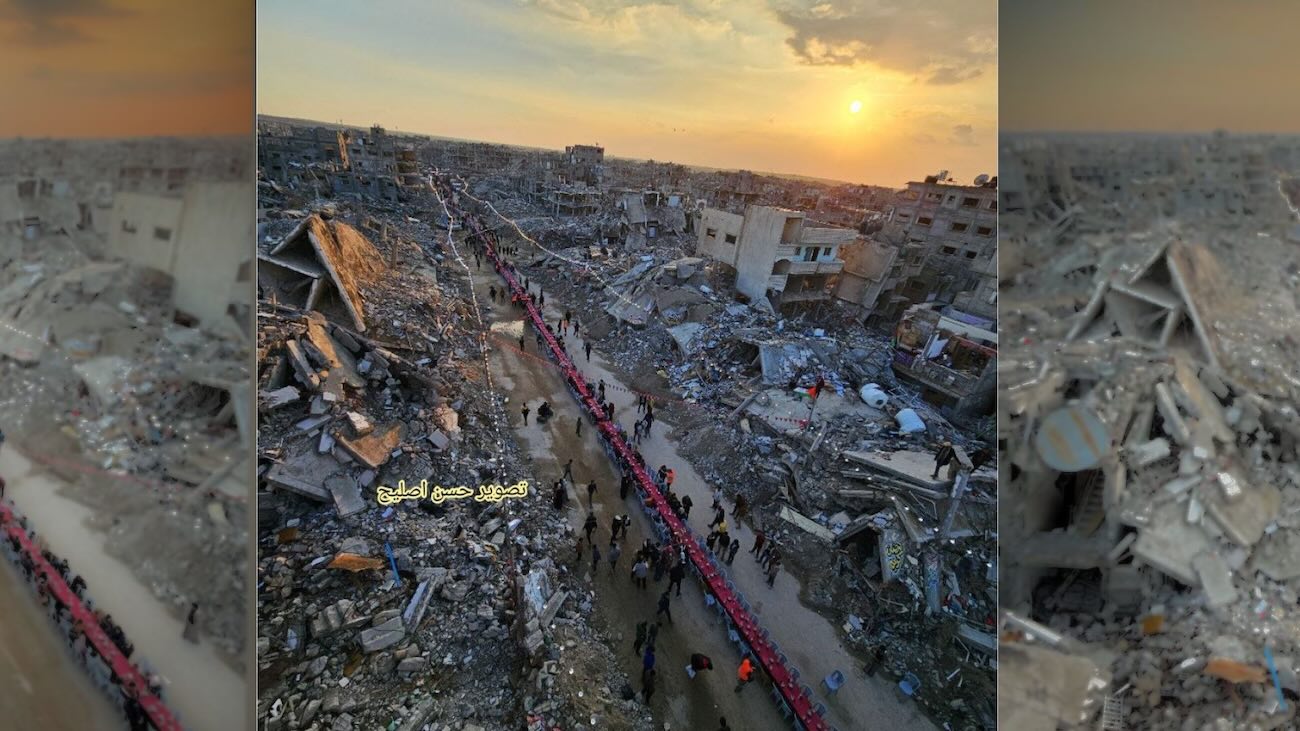 Ramadan di tregua a Gaza: la tavolata della speranza tra le macerie della Striscia – Il video