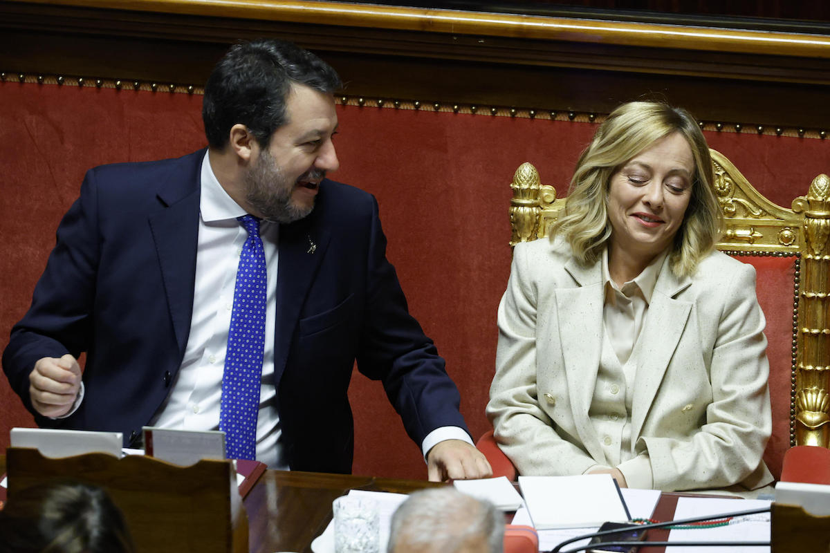 matteo salvini giorgia meloni