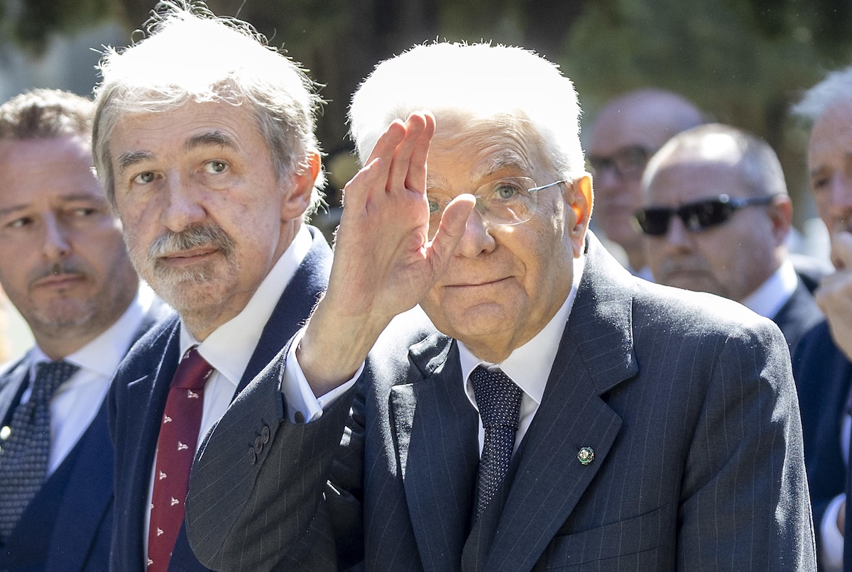 Sergio Mattarella 25 aprile Resistenza