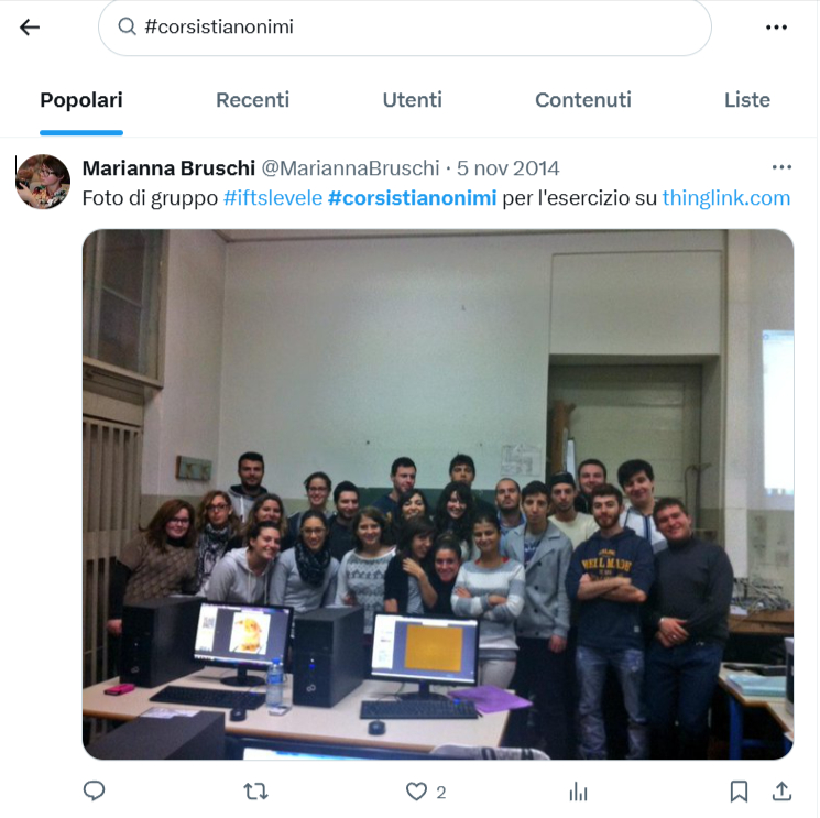 twitter marianna bruschi ifts gruppo corso