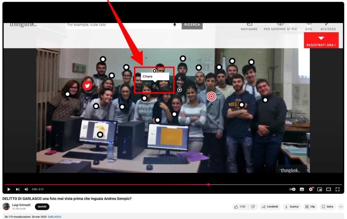 sempio garlasco chiara youtube twitter