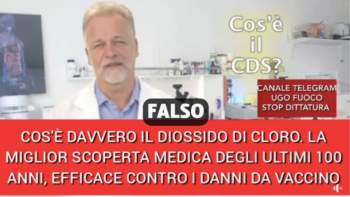 Il CDS non è un farmaco e non serve per curare diverse patologie Il CDS non è un farmaco e non serve per curare diverse patologie