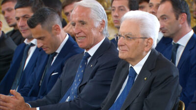 Mattarella incontra milan e Bologna finaliste di Coppa Italia