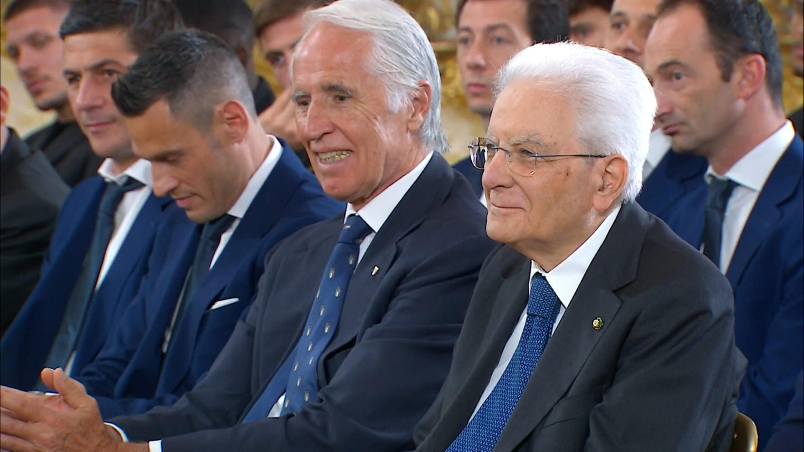 Mattarella incontra milan e Bologna finaliste di Coppa Italia
