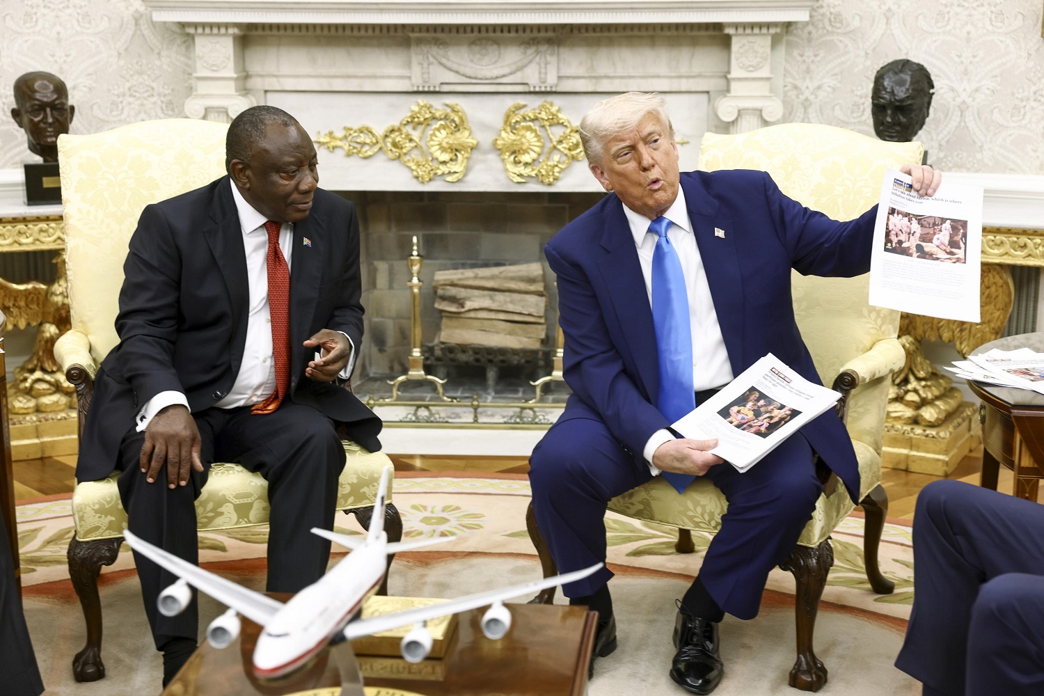 donald trump Ramaphosa