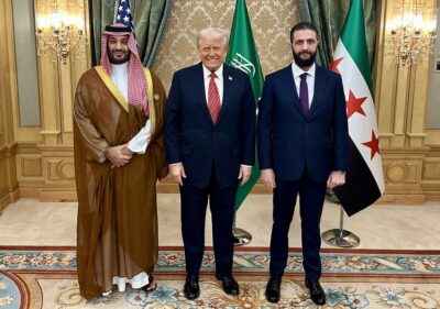 Donald Trump Mohammed Bin Salman Ahmed Al Sharaa Siria Usa