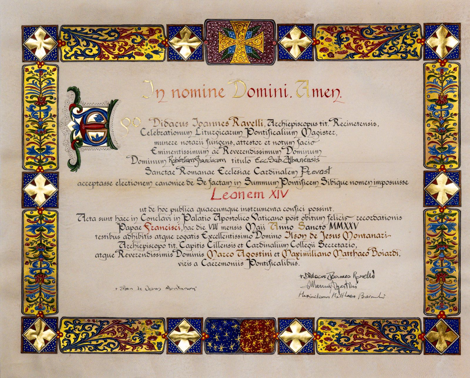 rogito papa leone xiv