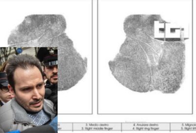 Andrea Sempio, impronte mani Tg1