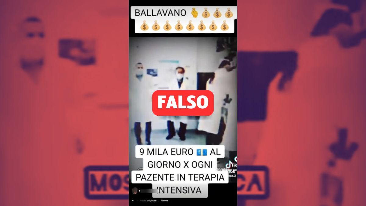 medici e infermieri ballavano per 9 mila euro al giorno per ogni paziente in terapia intensiva una brutta bufala da Open.online medici e infermieri ballavano per 9 mila euro al giorno per ogni paziente in terapia intensiva una brutta bufala