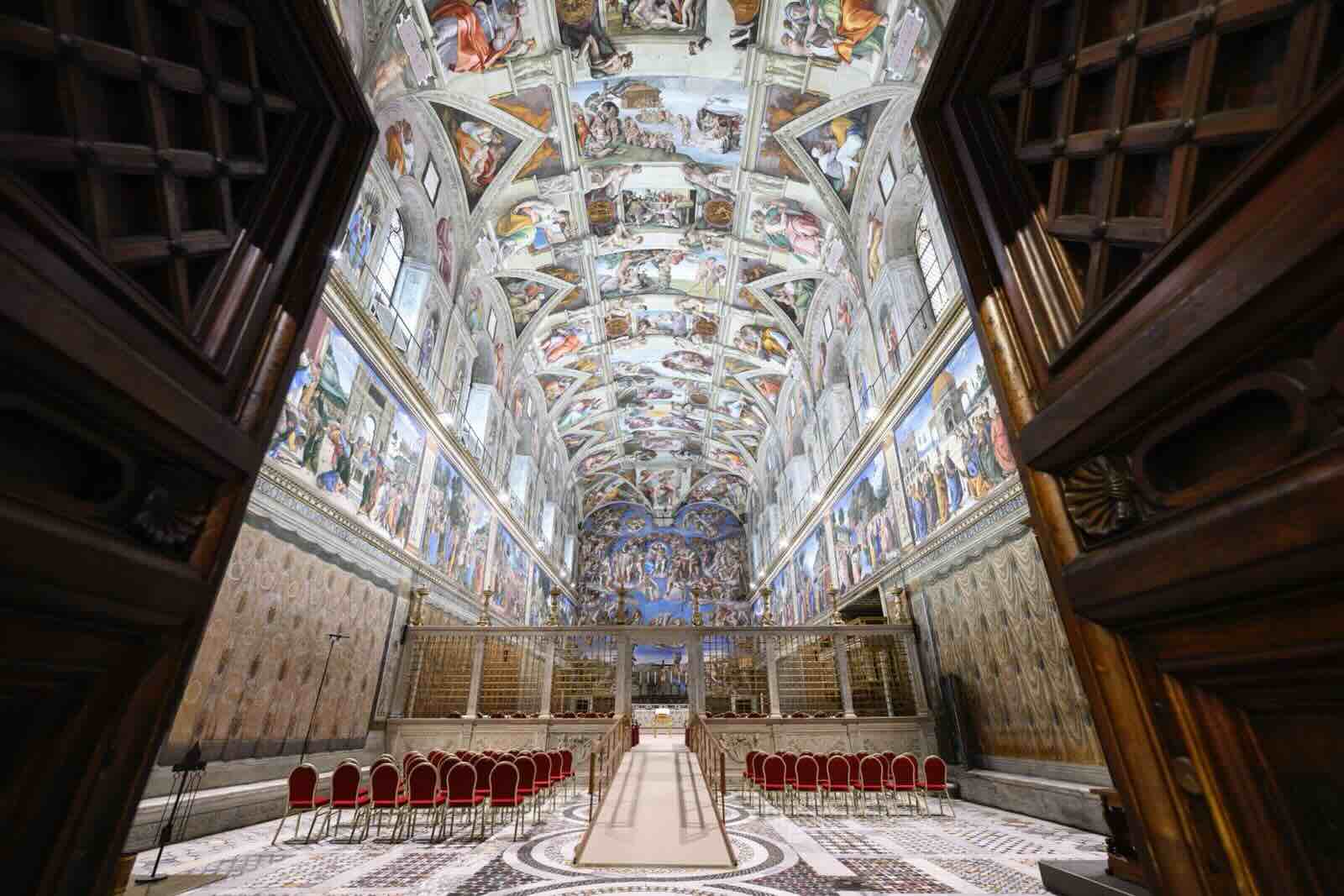 cappella sistina preparativi conclave
