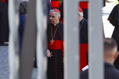 carinal becciu papa leone xiv udienza