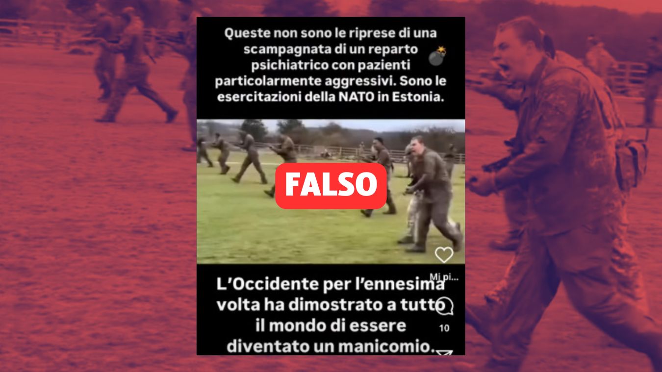Questo video non mostra dei soldati estoni da «reparto psichiatrico» addestrati dalla NATO Questo video non mostra dei soldati estoni da «reparto psichiatrico» addestrati dalla NATO