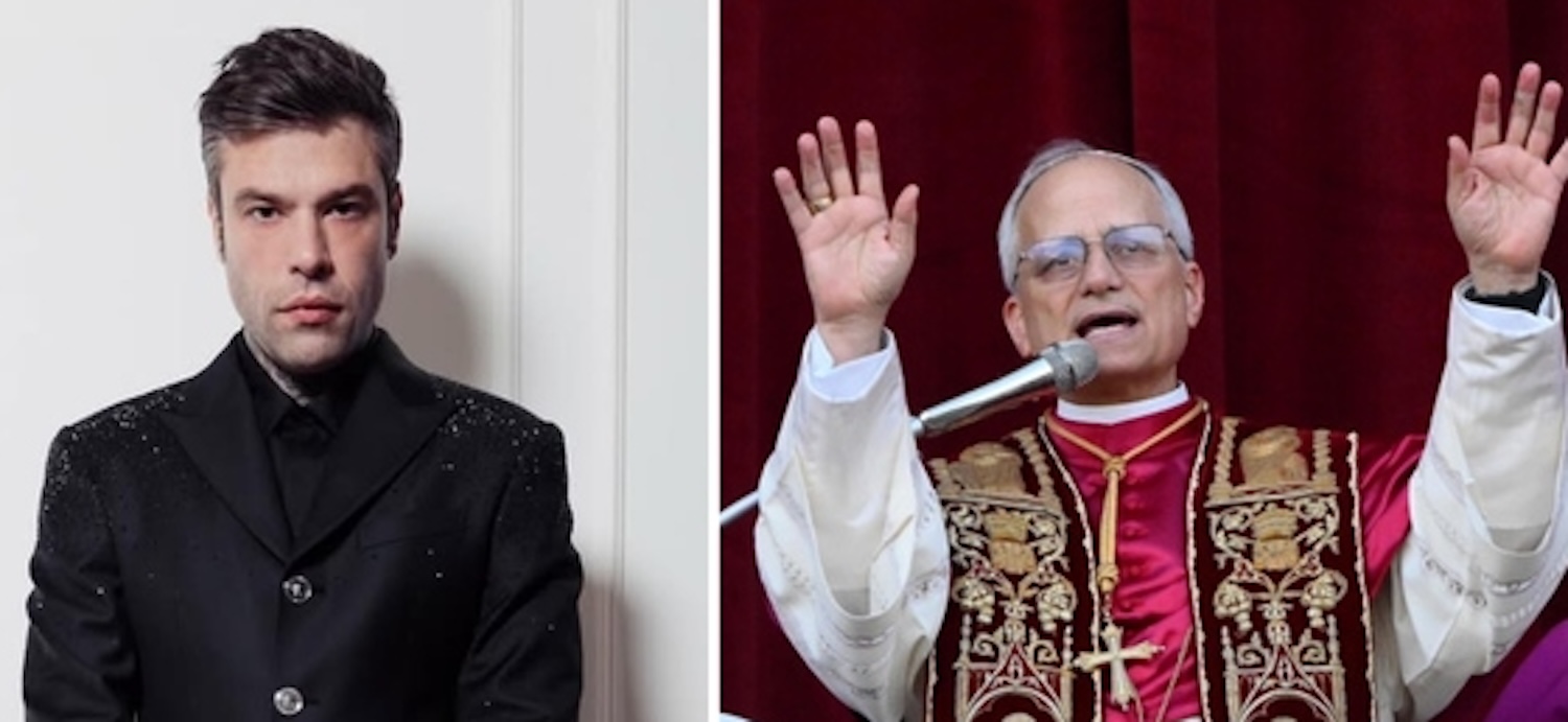 Fedez e papa Leone XIV