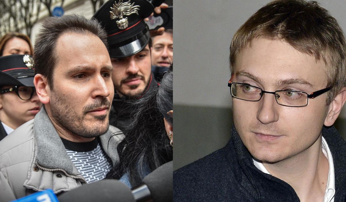 garlasco il giorno degli interrogatori al tribunale di pavia arriva stasi sempio non si presenta ma c è corona ed è show per i media