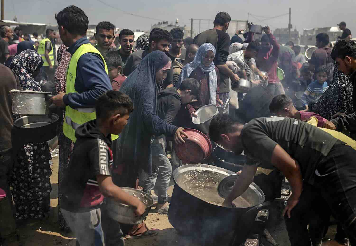 Gaza distribuzione cibo