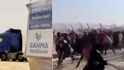 gaza foundation aiuti assalto video